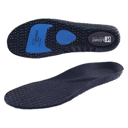 Orthotic EVA Insoles for Running Shoes, Arch Support Cushion Sole, Shock Absorption, Deodorant & Breathable Comfort Foot