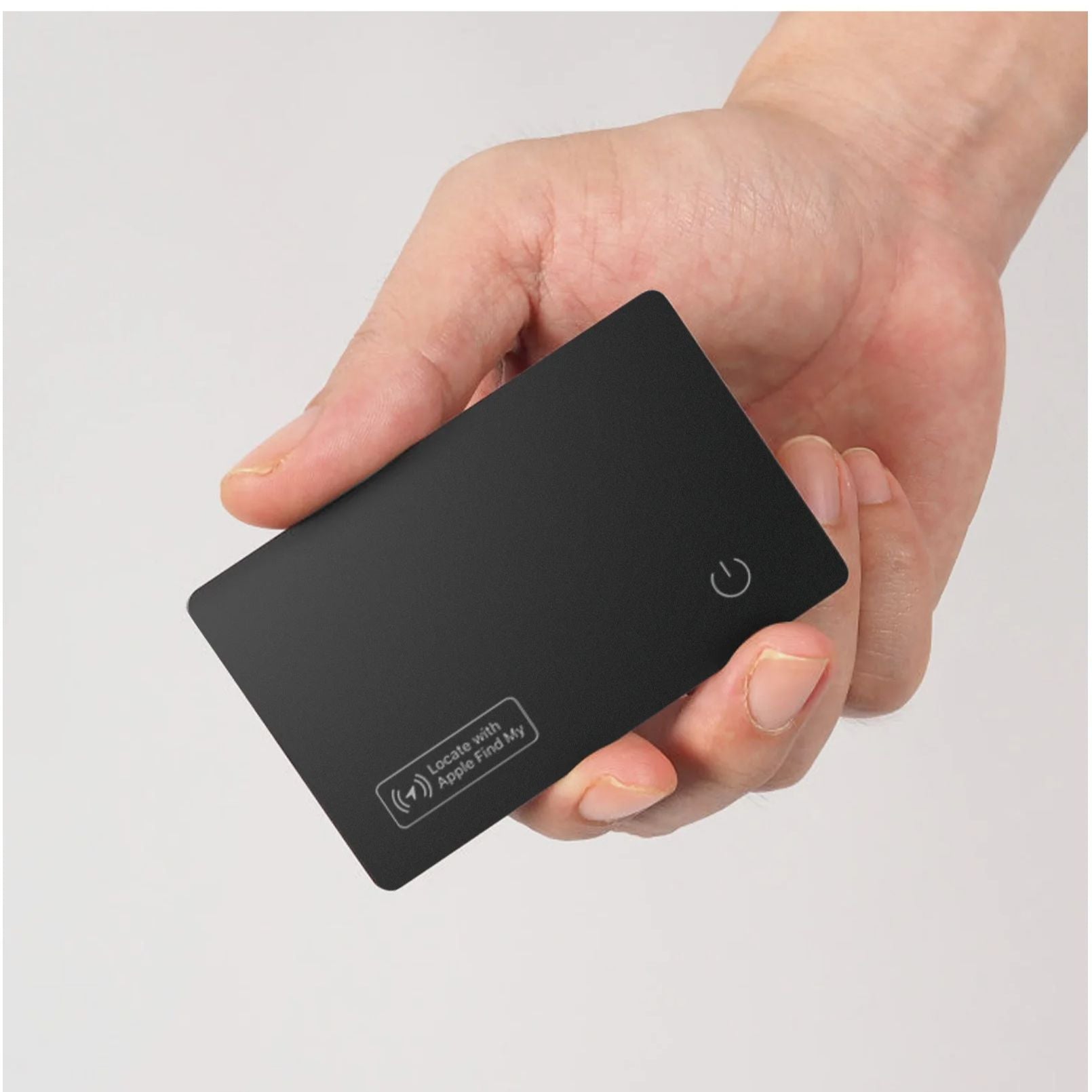 Wireless Charger Tracking Card Wallet, GPS Locator Smart Mini Tag for iPhone, Apple Find My AirTag Replacement