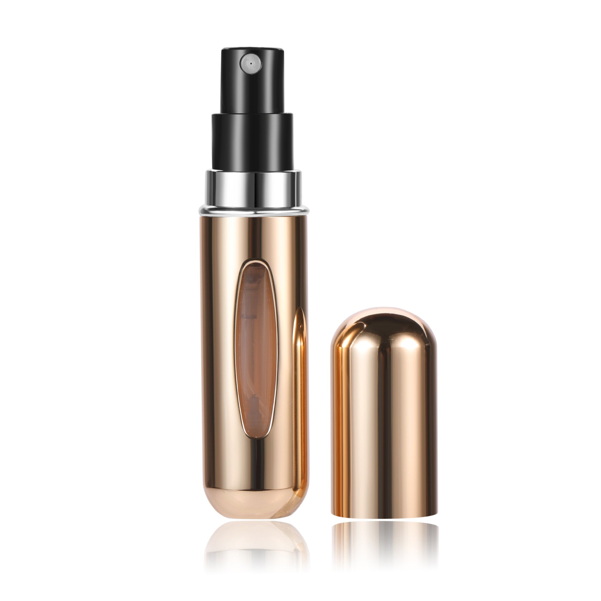 Mini 5ml Refillable Perfume Spray Bottle, Portable Atomizer Scent Pump Cosmetic Container for Travel, Purse, Gift