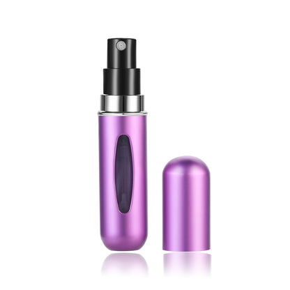 Mini 5ml Refillable Perfume Spray Bottle, Portable Atomizer Scent Pump Cosmetic Container for Travel, Purse, Gift