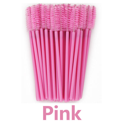 Crystal Disposable Eyelash Brushes Soft Head Mascara Wands For Lash Extensions  Eyebrow Makeup Appl 12
