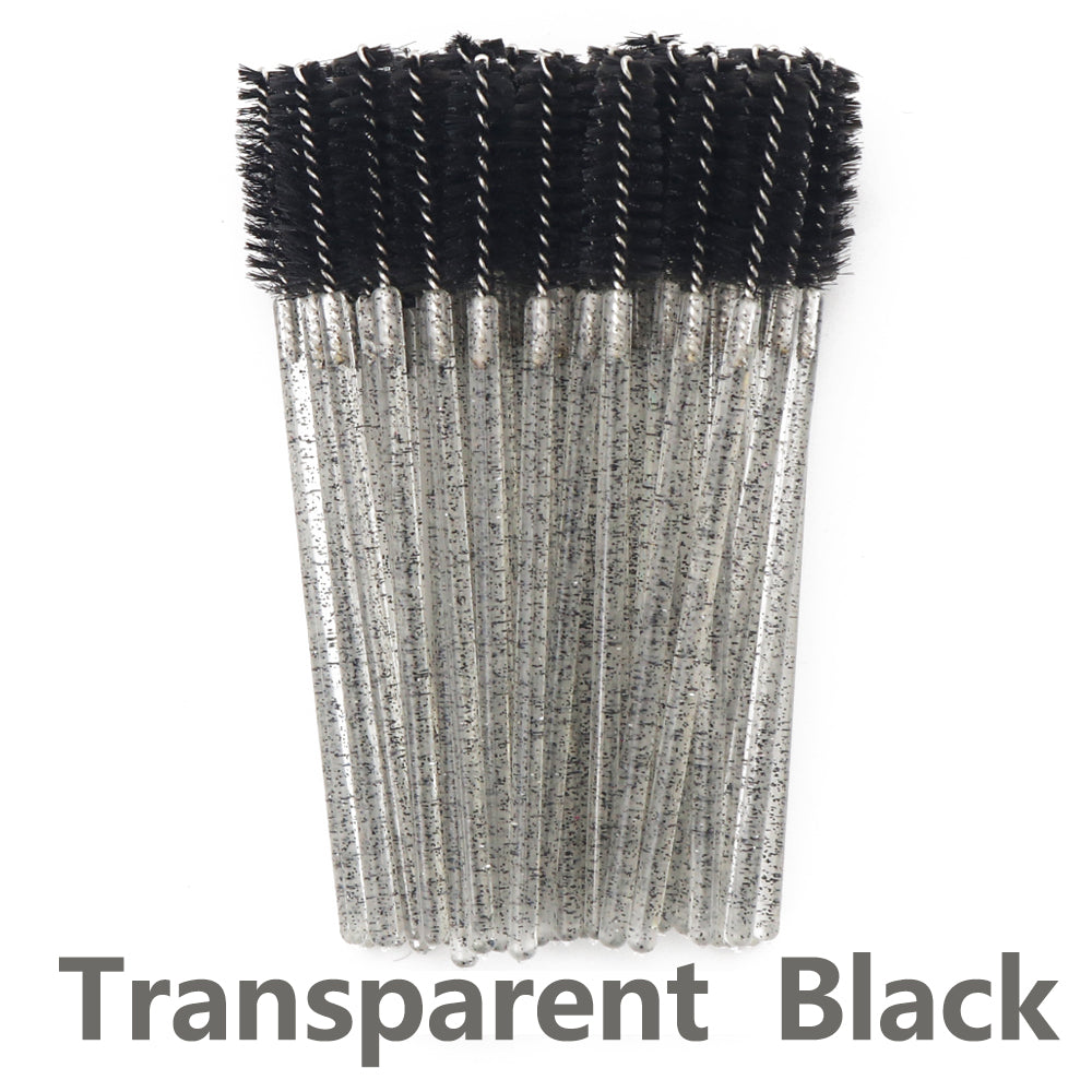 Crystal Disposable Eyelash Brushes Soft Head Mascara Wands For Lash Extensions  Eyebrow Makeup Appl 14