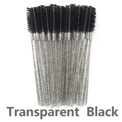 Crystal Disposable Eyelash Brushes Soft Head Mascara Wands For Lash Extensions  Eyebrow Makeup Appl 14