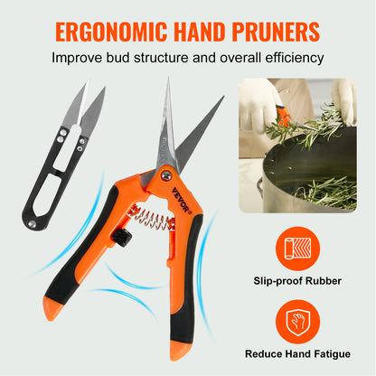 Manual Leaf Bowl Trimmer with Clear Dome and Stainless Steel Blades, Trimmer Bowl Manual Bud Trimmer