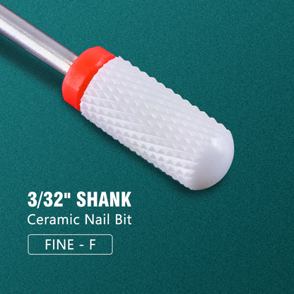 Electric Manicure Drill Bit Set By Dmoley Ceramic Nail Burr Cutter For Acrylic Nails Pedicure Tools 14