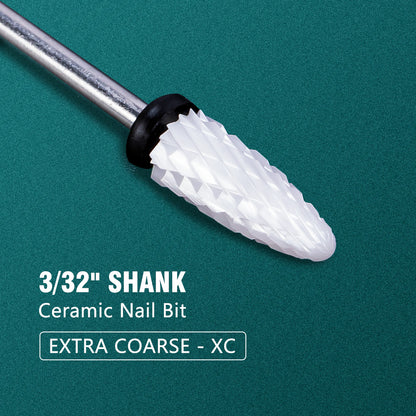 Electric Manicure Drill Bit Set By Dmoley Ceramic Nail Burr Cutter For Acrylic Nails Pedicure Tools 16