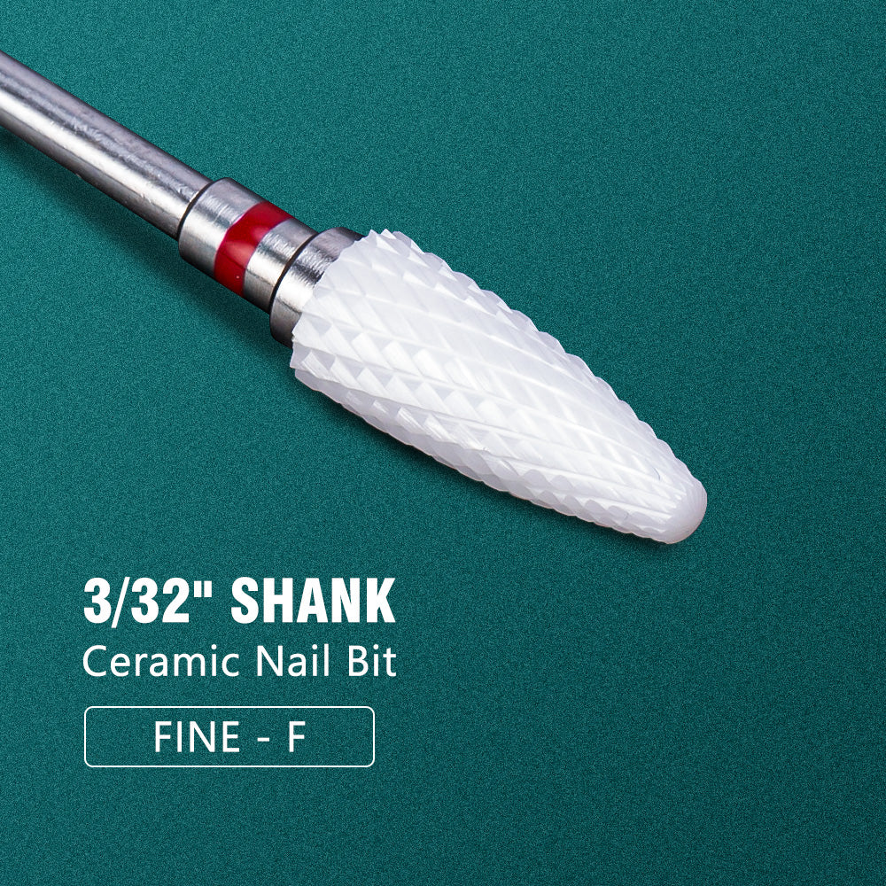 Electric Manicure Drill Bit Set By Dmoley Ceramic Nail Burr Cutter For Acrylic Nails Pedicure Tools 19