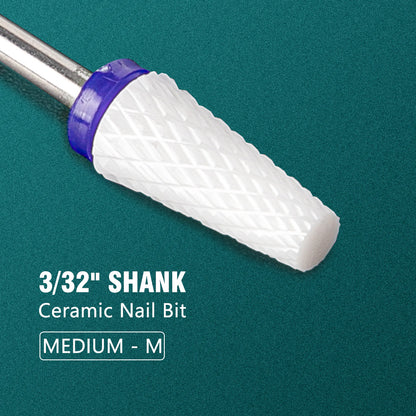 Electric Manicure Drill Bit Set By Dmoley Ceramic Nail Burr Cutter For Acrylic Nails Pedicure Tools 22