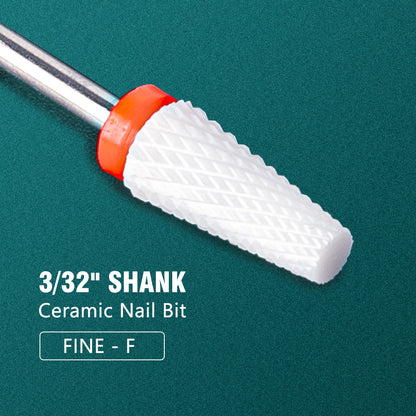 Electric Manicure Drill Bit Set By Dmoley Ceramic Nail Burr Cutter For Acrylic Nails Pedicure Tools 25