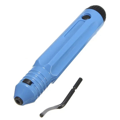 Deburring Tool Kit with Blades, Rotary Burr Handle Repair Hand Tool for Plastic Metal Wood Edge Cleanup