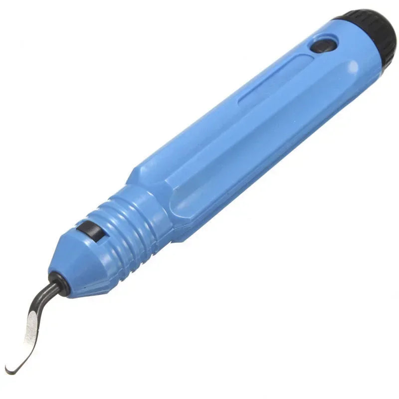 Deburring Tool Kit with Blades, Rotary Burr Handle Repair Hand Tool for Plastic Metal Wood Edge Cleanup