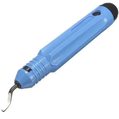 Deburring Tool Kit with Blades, Rotary Burr Handle Repair Hand Tool for Plastic Metal Wood Edge Cleanup