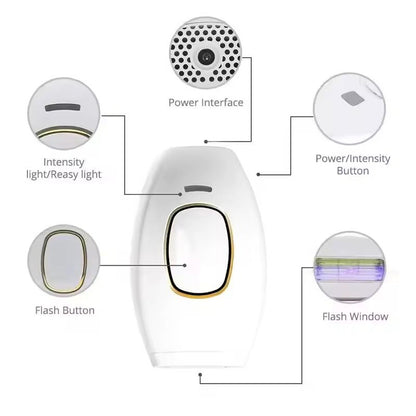 IPL Hair Removal Device With 500000 Flashes For Painless Permanent Body And Bikini Treatment 1