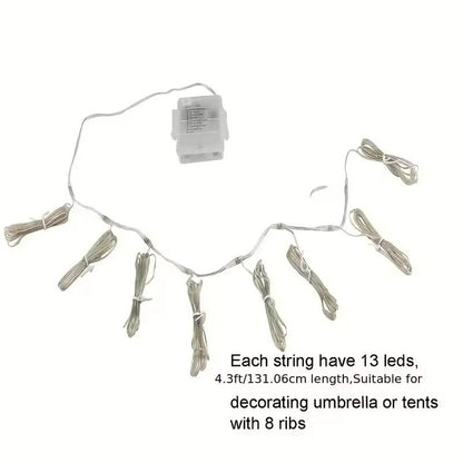 104 LED Patio Umbrella Lights With Remote Control And 8 Modes 5