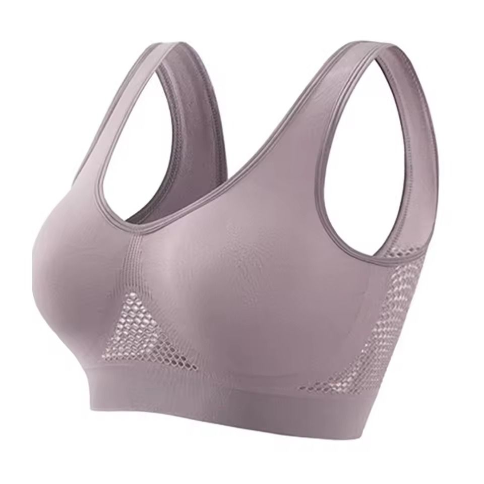 Beautiful Back Wireless Sports Bra With AntiSag Support And Shockproof Comfort 2