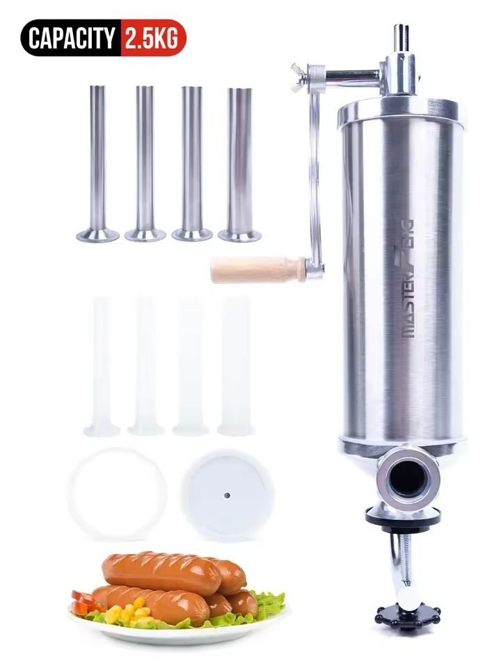 Vertical Manual Sausage Stuffer Machine For Homemade Sausage Making 9