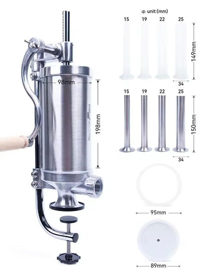Vertical Manual Sausage Stuffer Machine For Homemade Sausage Making 3