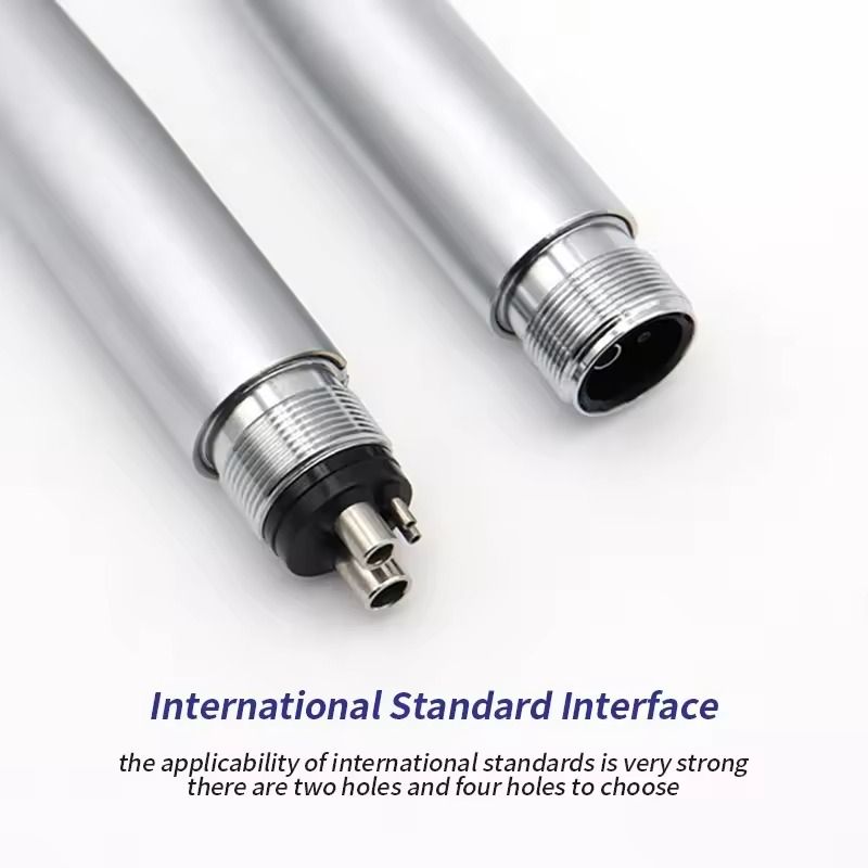 LED Dental High Speed Handpiece Air Turbine With Ceramic Bearing And Push Button Tip 4