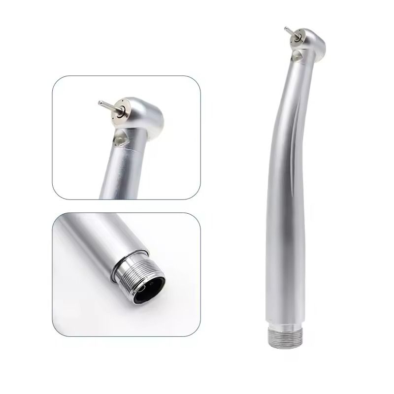 LED Dental High Speed Handpiece Air Turbine With Ceramic Bearing And Push Button Tip 7
