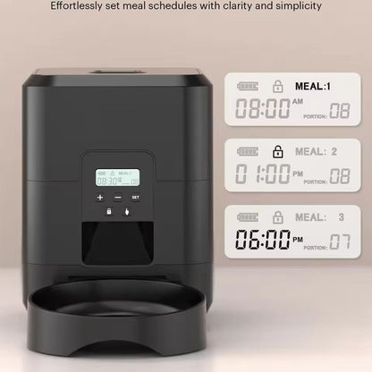 Smart Pet Feeder With Timed Portion Control For Cats And Dogs 2