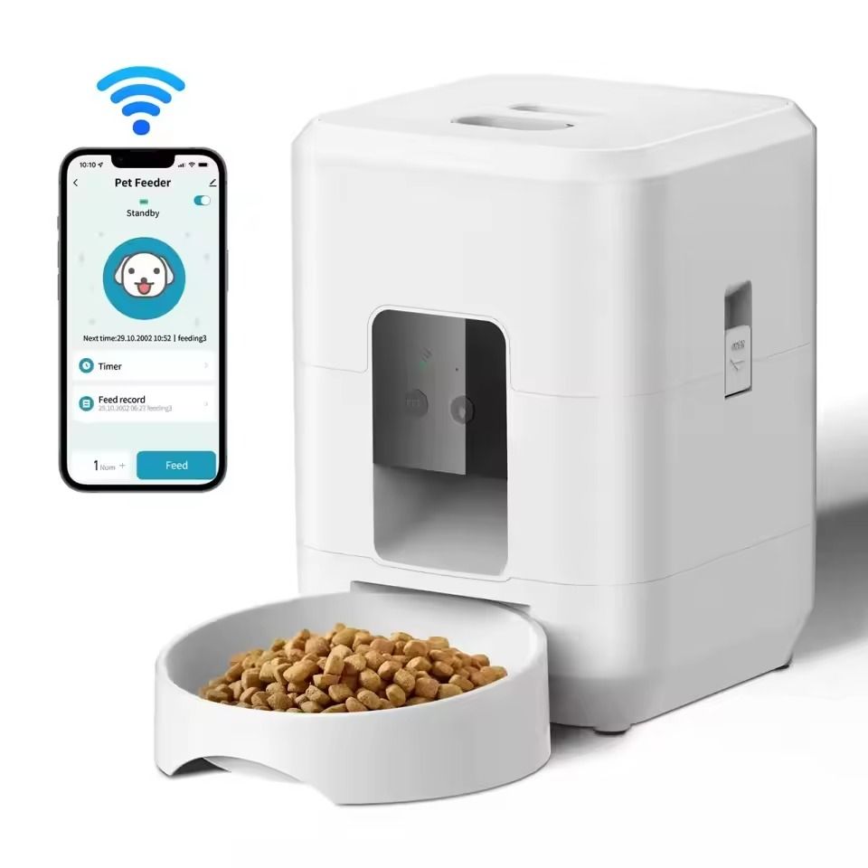 Smart Pet Feeder With Timed Portion Control For Cats And Dogs 5