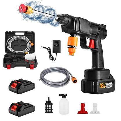 Portable High Voltage Lithium Battery Car Washer with 30bar Pressure and Rechargeable 48V Battery