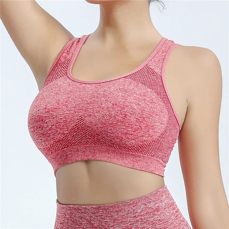 Women Sports Bra Top Push Up Fitness Yoga Bra Underwear Sport Tops For Women Breathable Running Ves 4