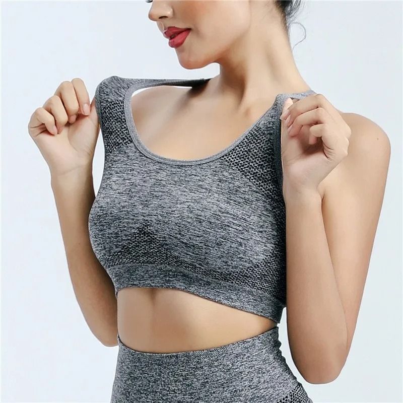 Women Sports Bra Top Push Up Fitness Yoga Bra Underwear Sport Tops For Women Breathable Running Ves 7