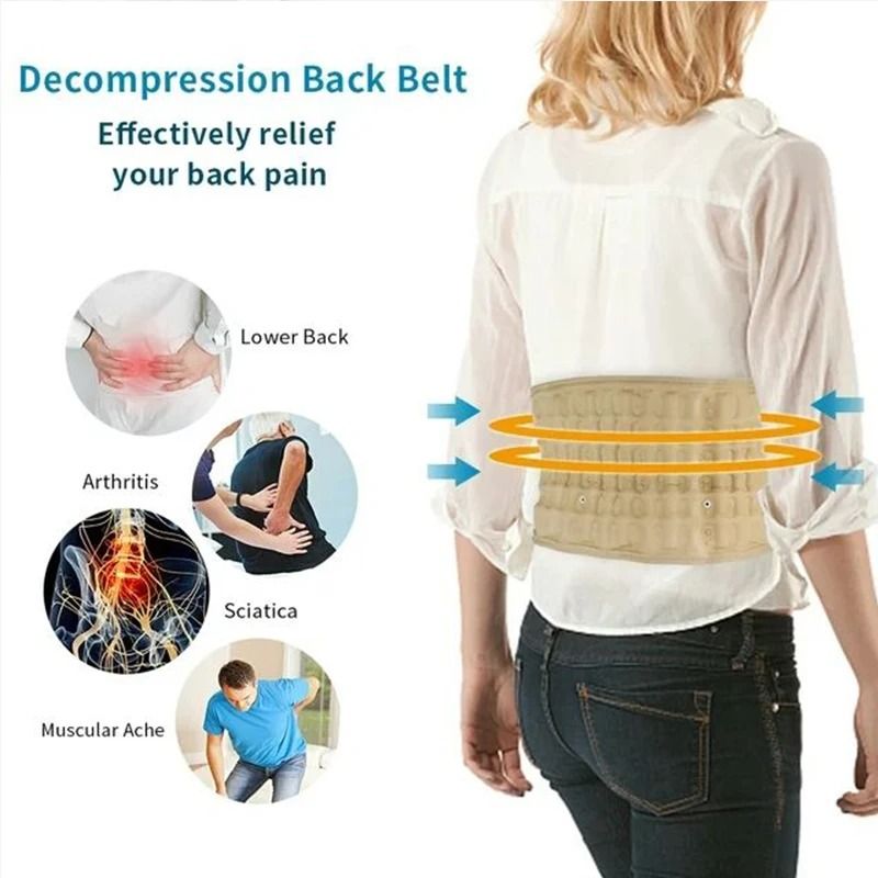 Inflatable Waist Brace Traction Belt For Lumbar Spine Support 4