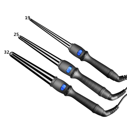 Conical Ceramic Curling Wand With LCD Display 3