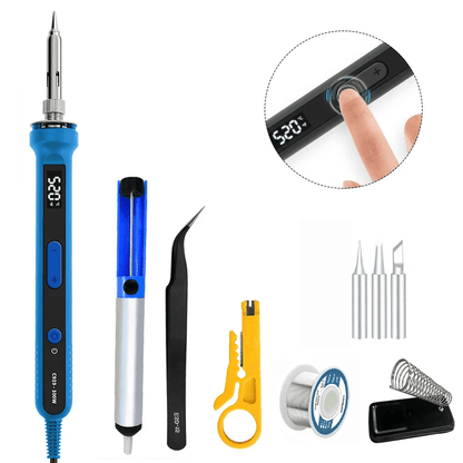 100W Digital Electric Soldering Iron Kit With LCD Temperature Control 17