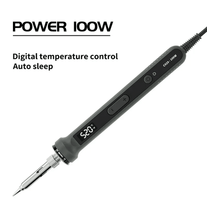 100W Digital Electric Soldering Iron Kit With LCD Temperature Control 7