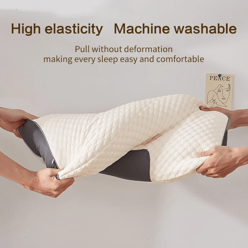 Orthopedic Neck Support Pillow With Soybean Fiber Filling For Deep Sleep 3