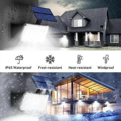 Solar Light Outdoor Motion Sensor LED Wall Lamp With Three Working Modes 2