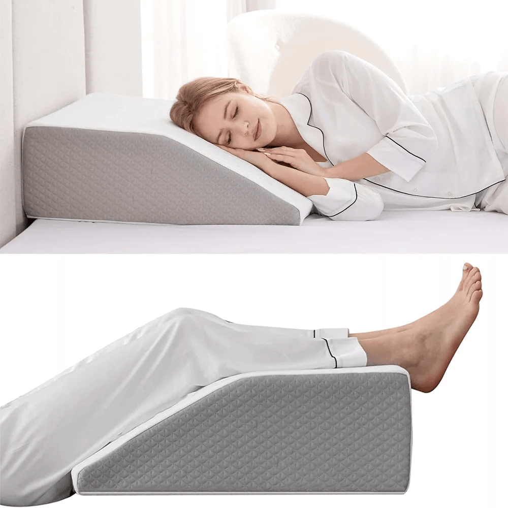 Memory Foam Leg Elevating Pillow For Rest  Side Sleeping 1