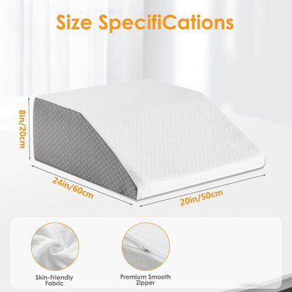 Memory Foam Leg Elevating Pillow For Rest  Side Sleeping 2