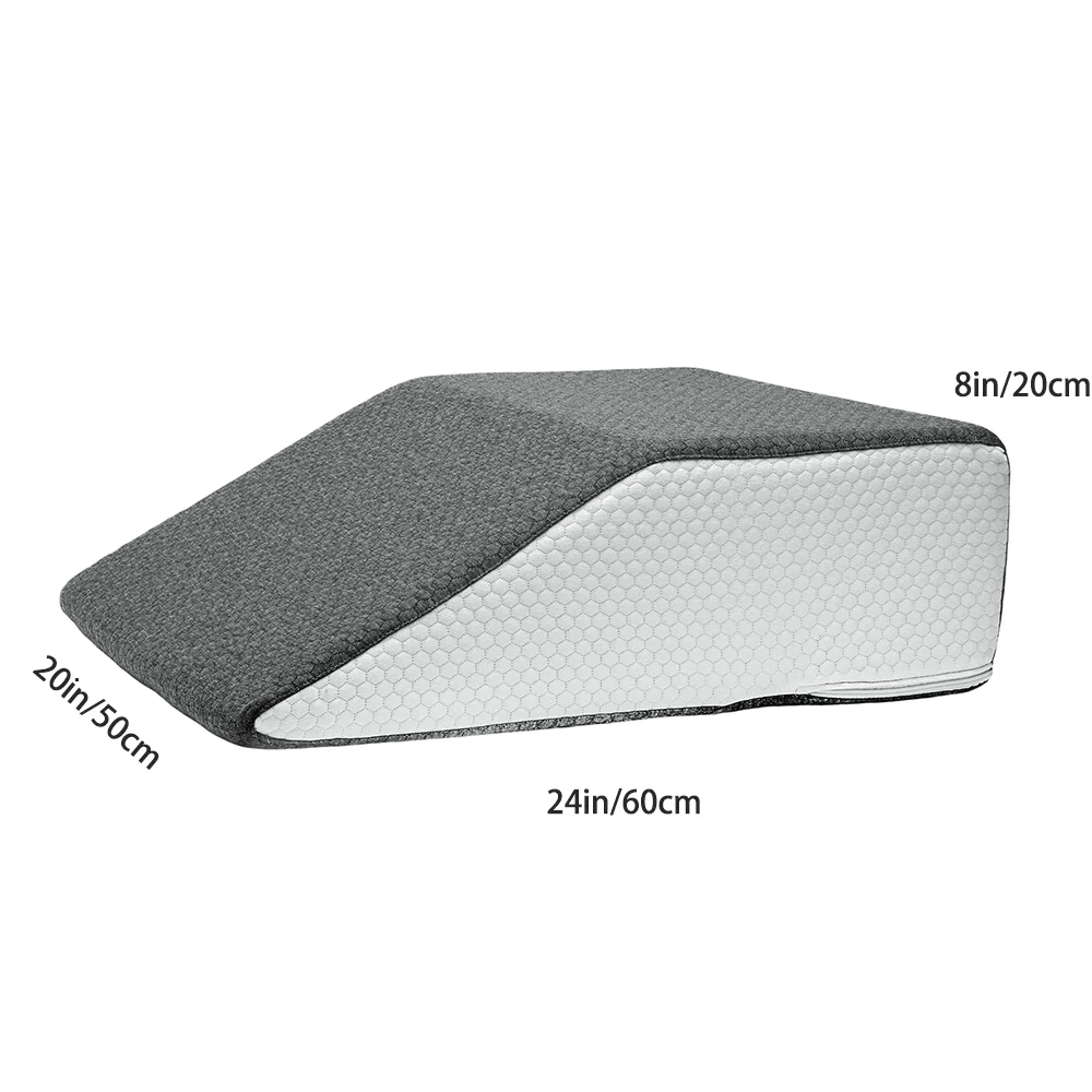 Memory Foam Leg Elevating Pillow For Rest  Side Sleeping 7