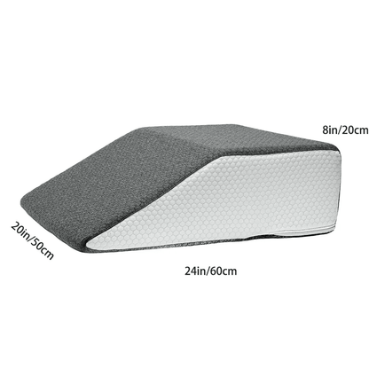 Memory Foam Leg Elevating Pillow For Rest  Side Sleeping 7