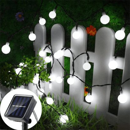 Solar Globe String Lights Outdoor Waterproof With 8 Modes For Garden And Wedding Decor 8