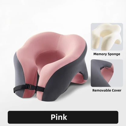 Portable Memory Foam Travel Pillow For Neck And Head Support 6