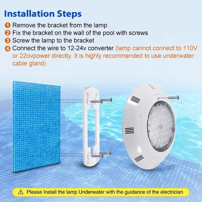 Surface Pool LED RGB Underwater Light For Swimming Pools And Fountains 5