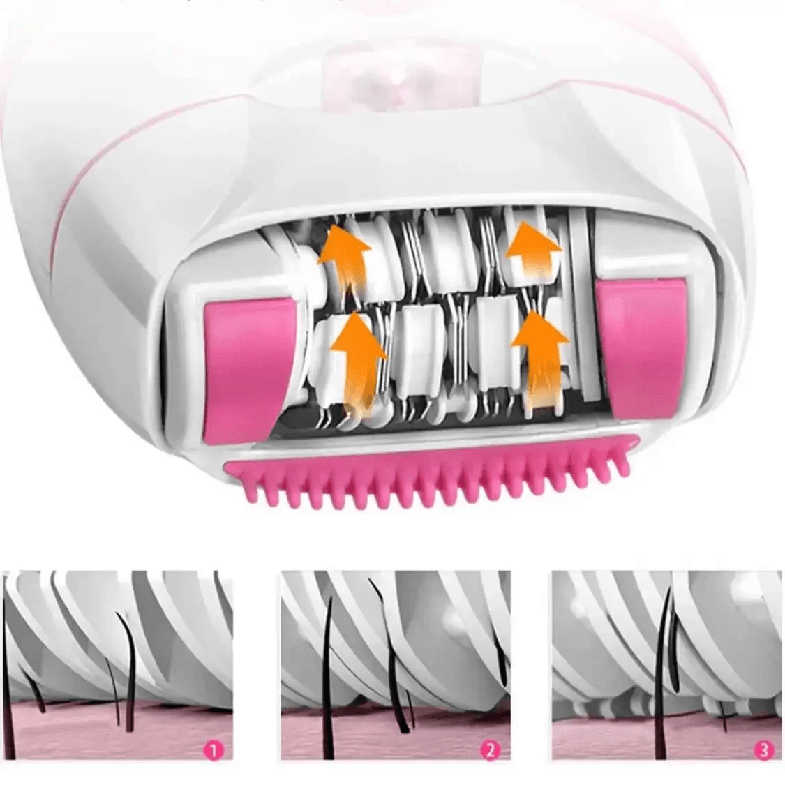 Electric Hair Remover For Women 2Speed Epilator For Face Body Bikini  More 1