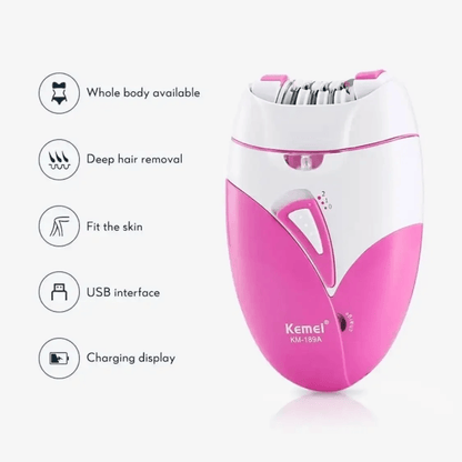 Electric Hair Remover For Women 2Speed Epilator For Face Body Bikini  More 3