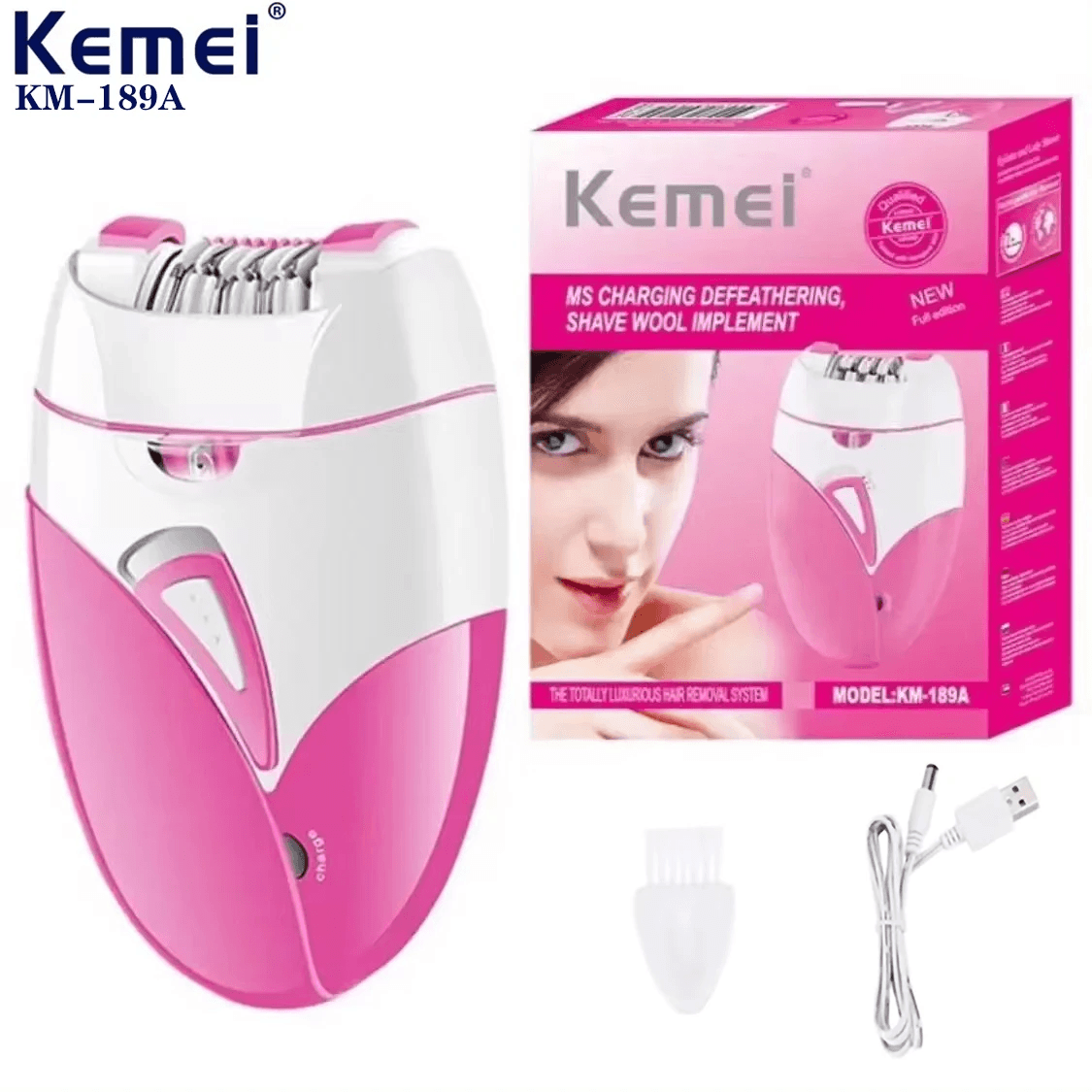 Electric Hair Remover For Women 2Speed Epilator For Face Body Bikini  More 7