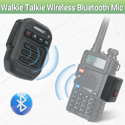 Wireless Bluetooth Walkie Talkie Speaker Mic  Handheld High Power TypeC Microphone 1