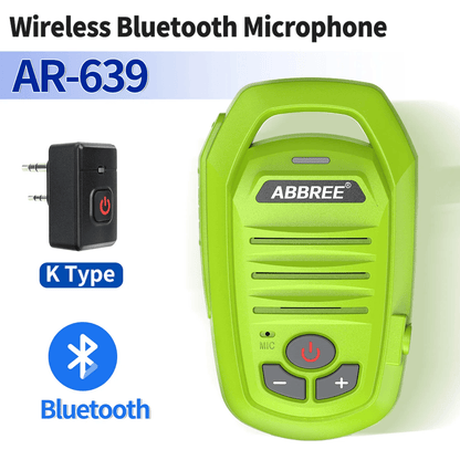 Wireless Bluetooth Walkie Talkie Speaker Mic  Handheld High Power TypeC Microphone 10