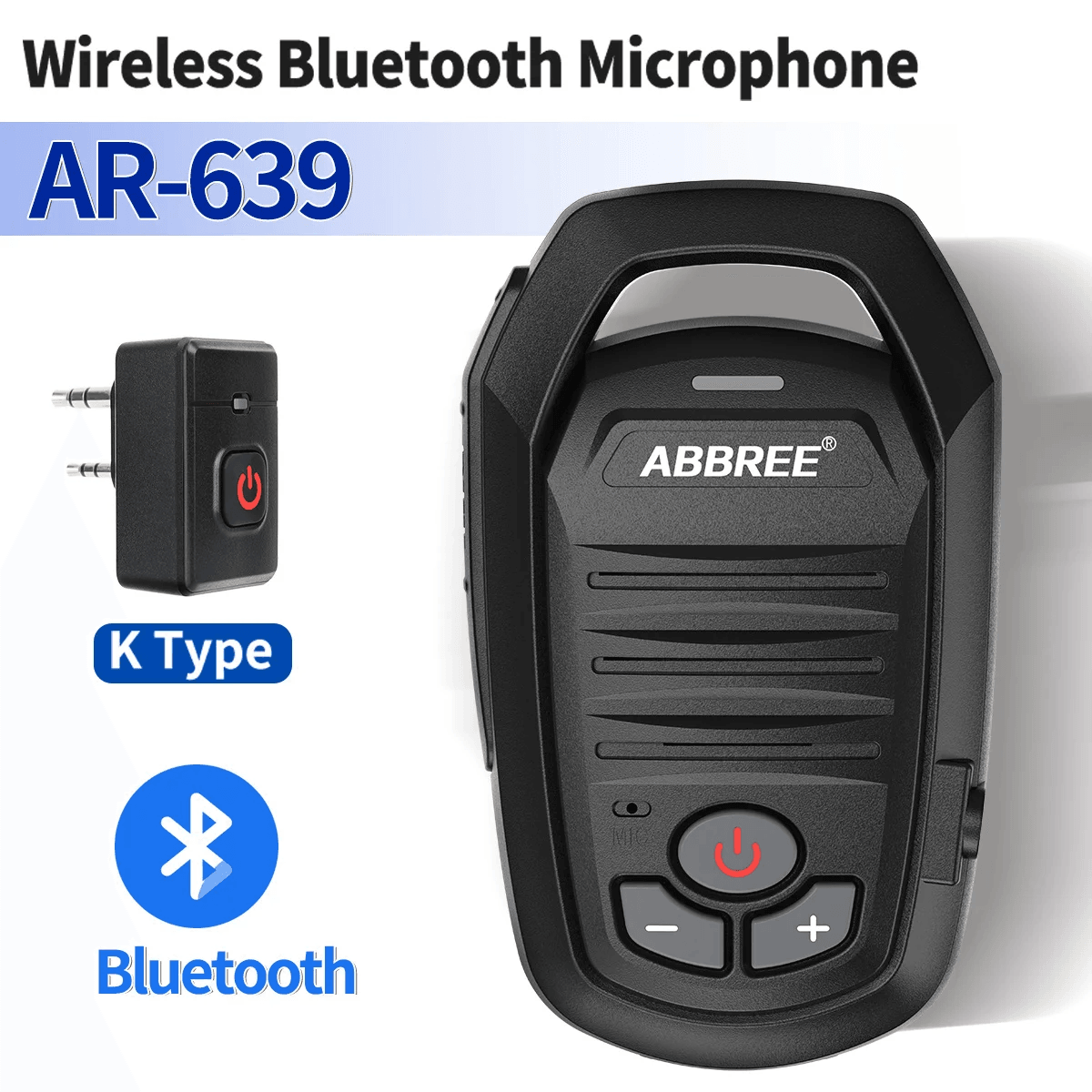 Wireless Bluetooth Walkie Talkie Speaker Mic  Handheld High Power TypeC Microphone 11