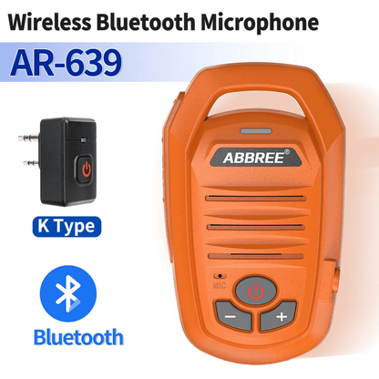 Wireless Bluetooth Walkie Talkie Speaker Mic  Handheld High Power TypeC Microphone 12