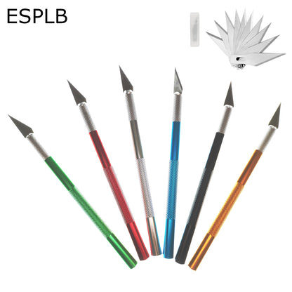 Engraving Scalpel Knife Kit Or Blade Set NonSlip Metal Cutter Craft Tool For PCB Mobile Phone Repai 1