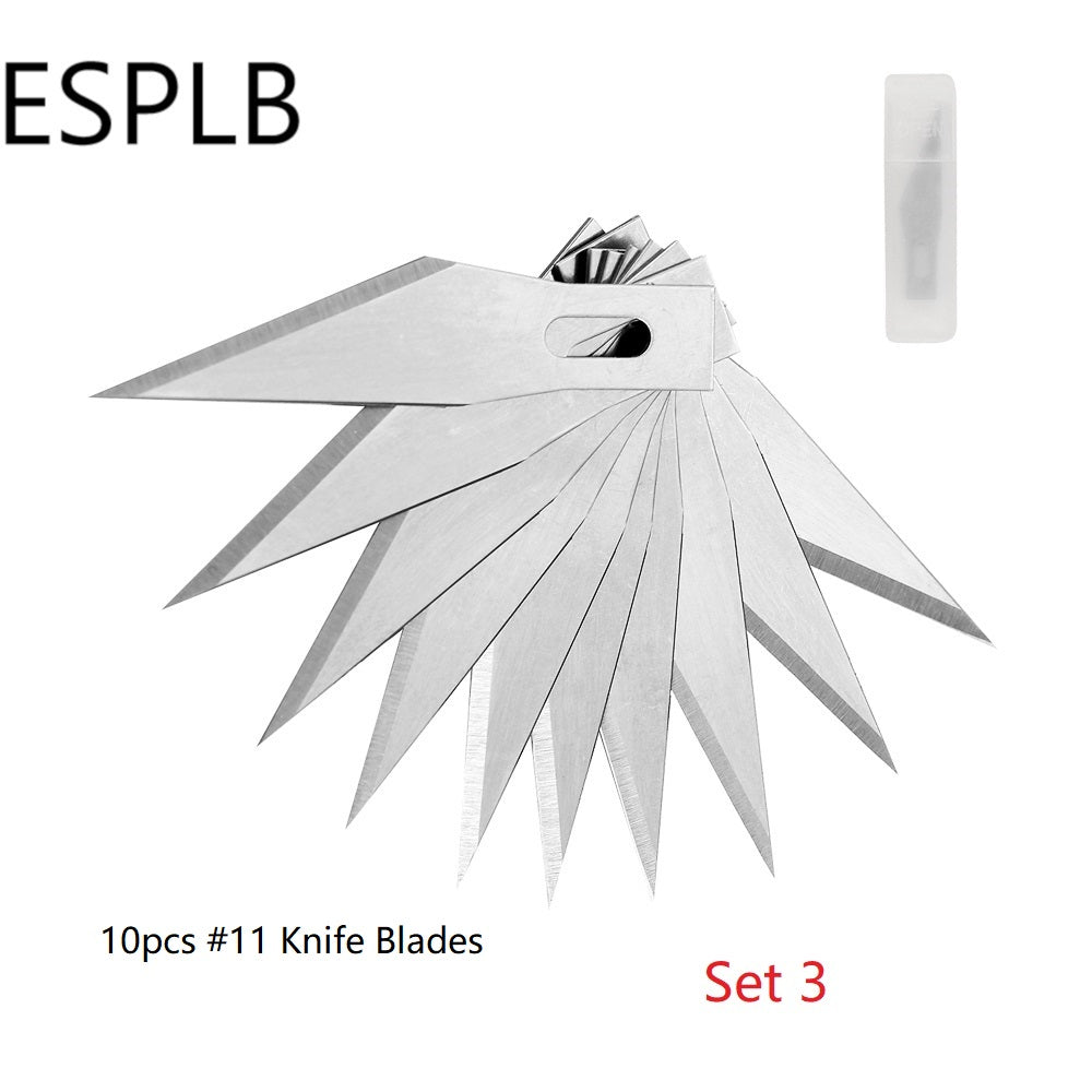Engraving Scalpel Knife Kit Or Blade Set NonSlip Metal Cutter Craft Tool For PCB Mobile Phone Repai 3